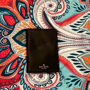 Kate Spade Elegant Black Card Holder
